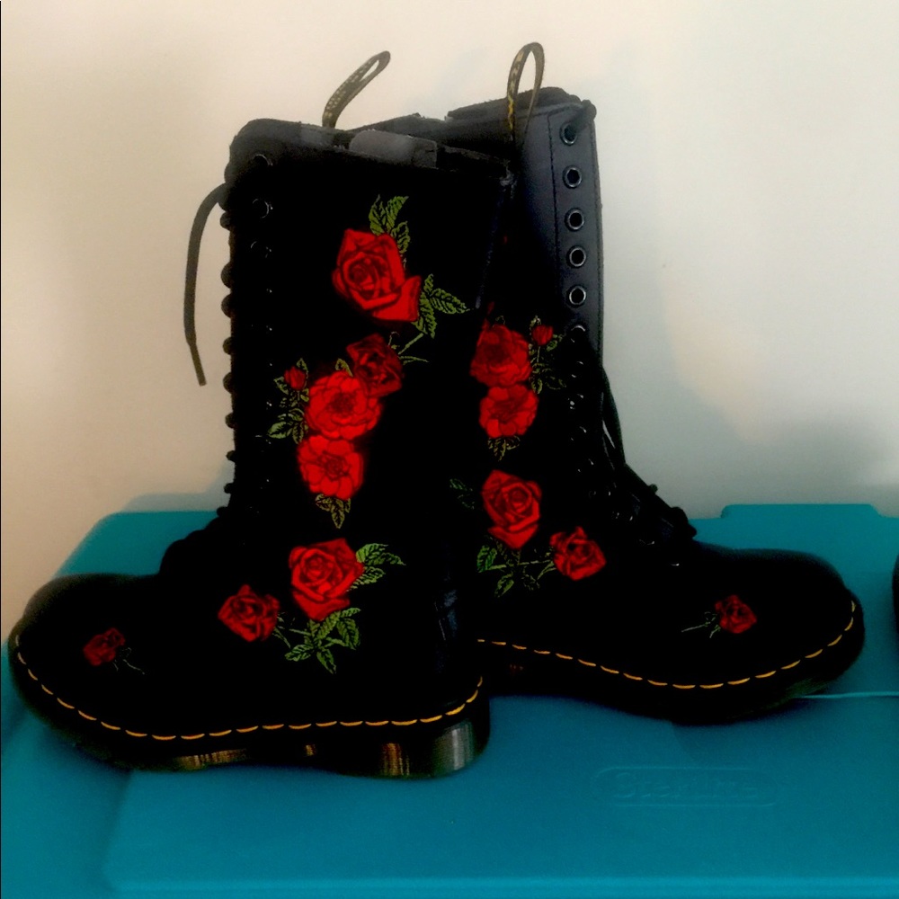 Dr. Martens rose boots